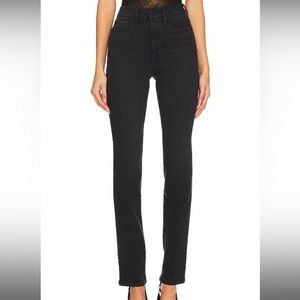 Good American Black Straight Leg Denim SUPER STRETCH!!!